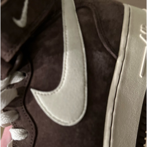 NIKE AIR FORCE 1 MID QS ‘Chocolate’ - Picture 5 of 12